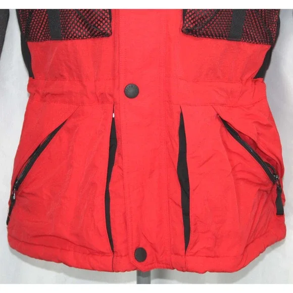 Obermeyer Everest Red Black Winter Ski Snow Jacket Mens Size Medium - Picture 3 of 10